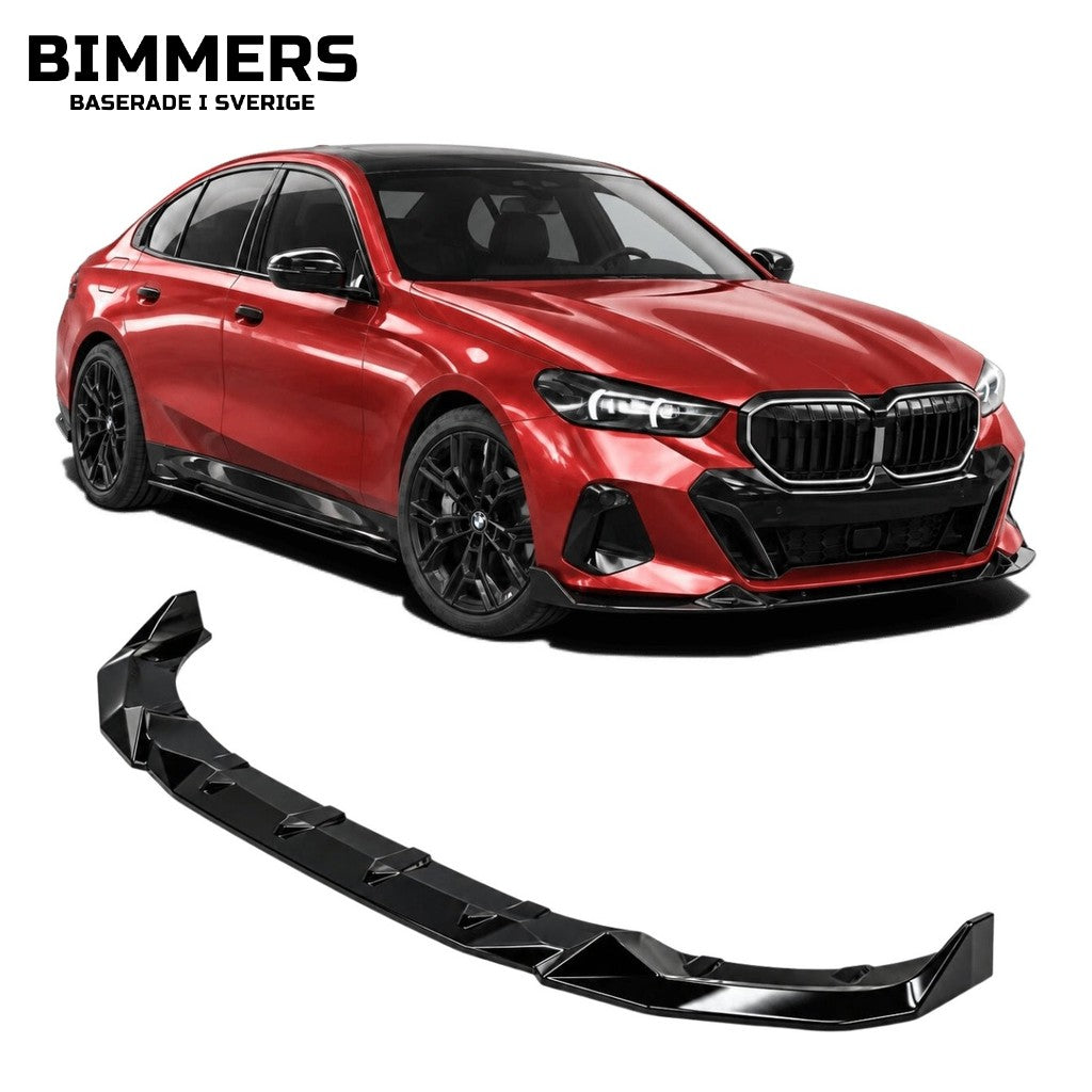 Frontläpp Apex BMW 5-serie G60 G61 från 2023 M Sport, blank svart, bild 1