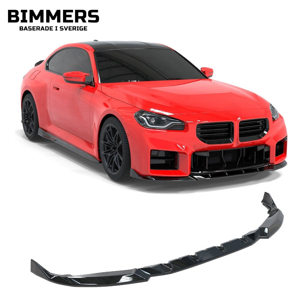 Frontläpp Apex BMW M2 G87 från 2023, blank svart, bild 1