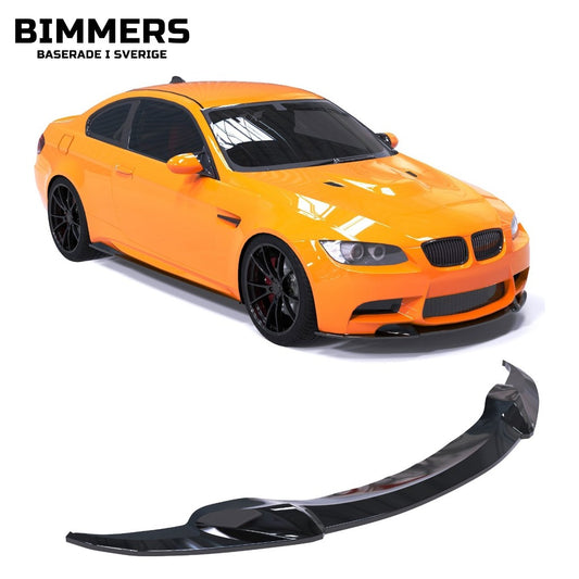 Frontläpp Apex BMW M3 E92 E93 2007-2013, blank svart, bild 1