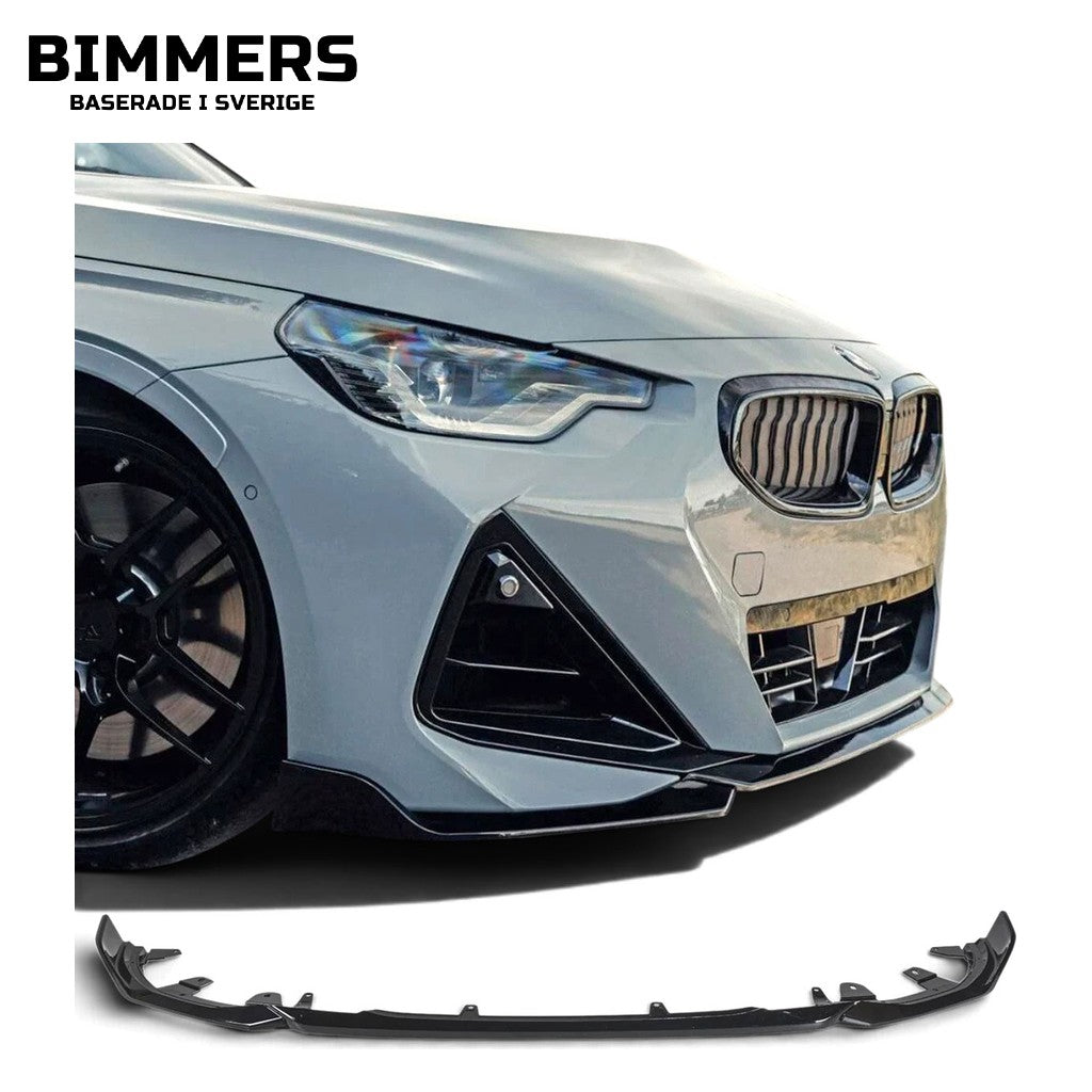 Frontläpp BMW 2-serie G42 från 2021 M Sport, blank svart, bild 1
