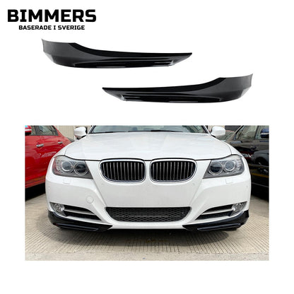 Frontläpp BMW 3-serie E90 E91 LCI 2008-2012 M Sport, blank svart, bild 1