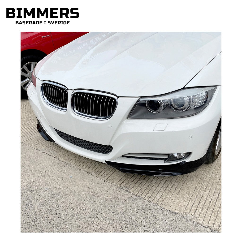 Frontläpp BMW 3-serie E90 E91 LCI 2008-2012 M Sport, blank svart, bild 3