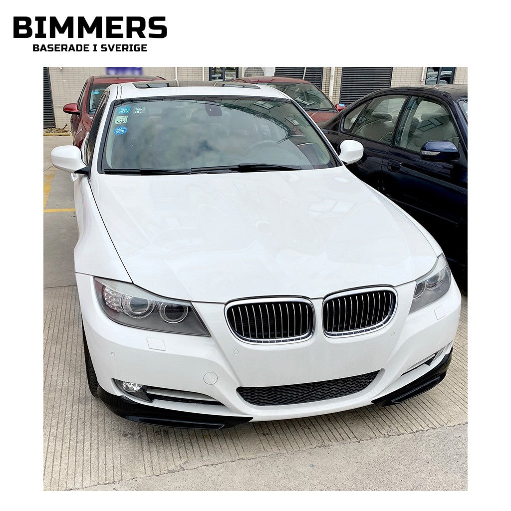 Frontläpp BMW 3-serie E90 E91 LCI 2008-2012 M Sport, blank svart, bild 4