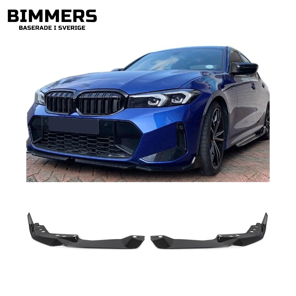 Frontläpp BMW 3-serie G20 G21 LCI från 2022 M Sport, blank svart, bild 2
