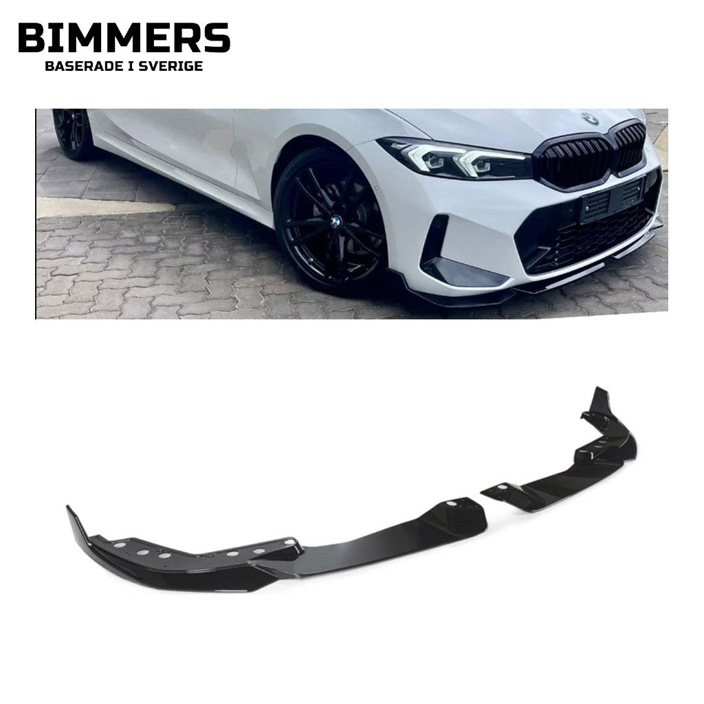 Frontläpp BMW 3-serie G20 G21 LCI från 2022 M Sport, blank svart, bild 3