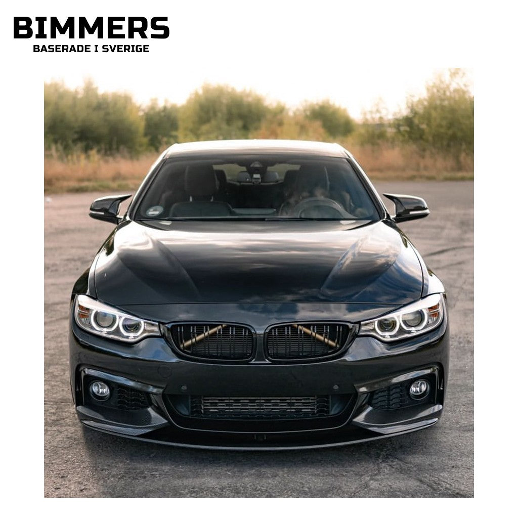 Frontläpp BMW 4-serie F32 F33 F36 M Sport, blank svart, bild 2