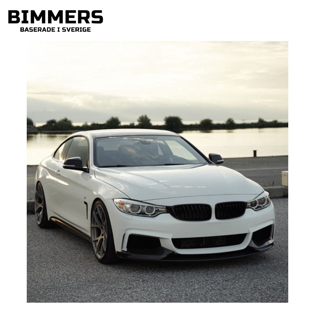 Frontläpp BMW 4-serie F32 F33 F36 M Sport, blank svart, bild 3