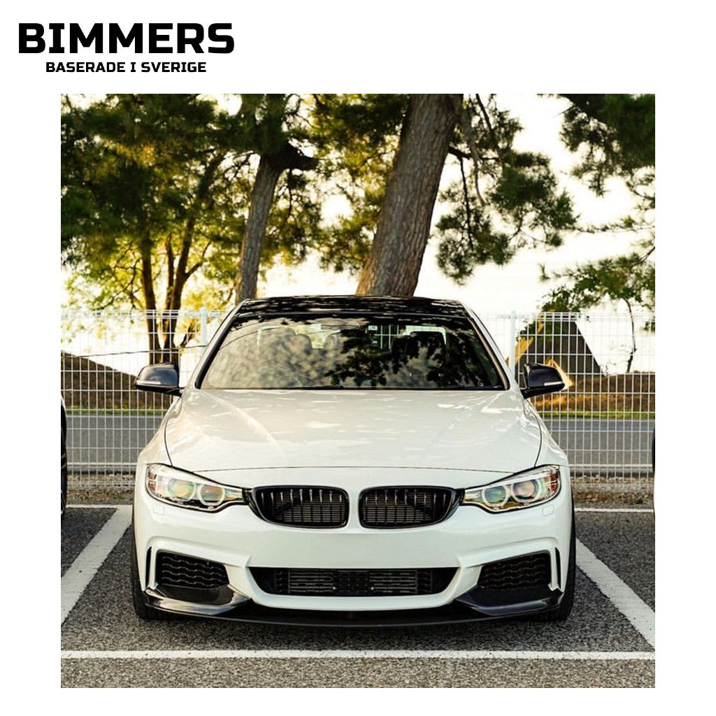 Frontläpp BMW 4-serie F32 F33 F36 M Sport, blank svart, bild 4