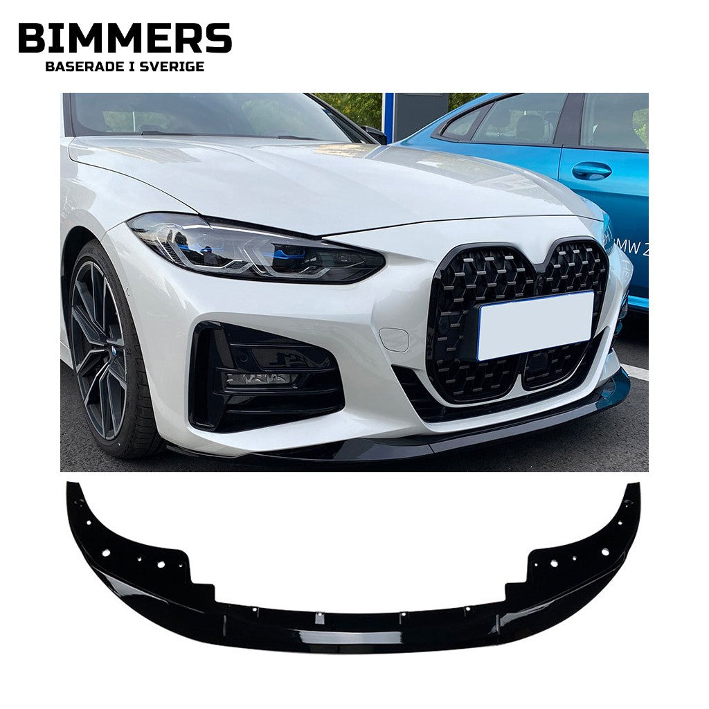 Frontläpp BMW 4-serie G22 G23 från 2020 M Sport, blank svart, bild 1