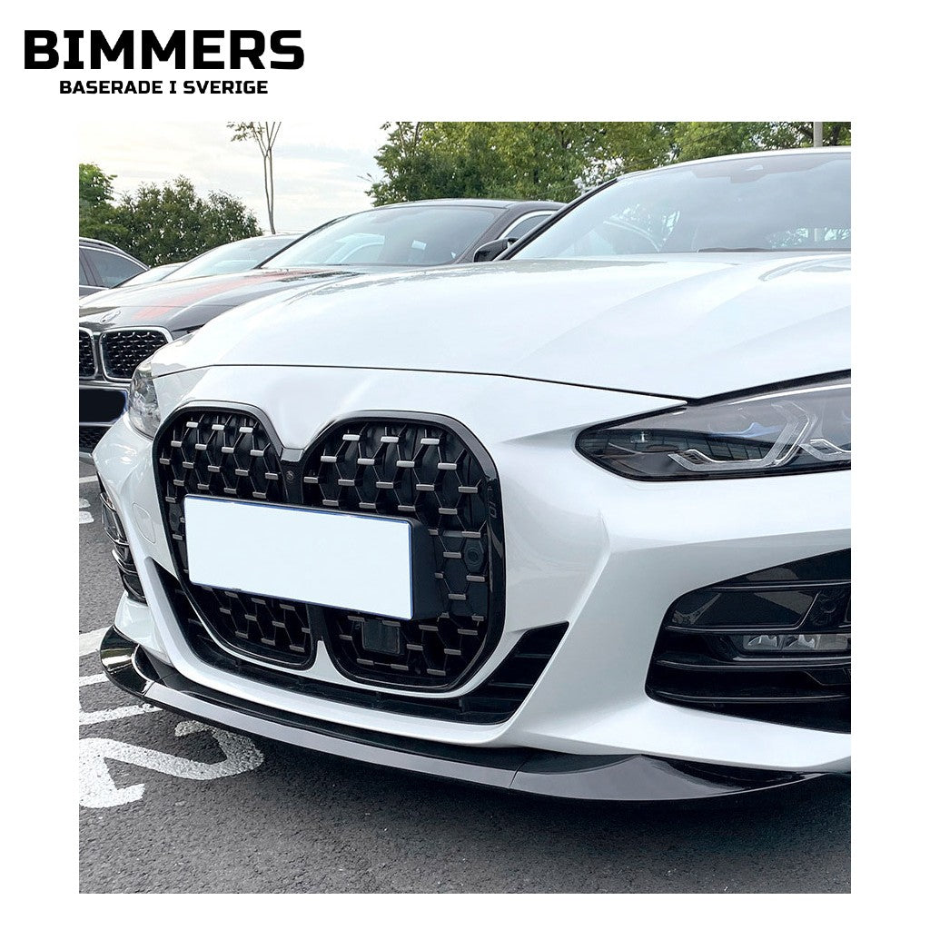 Frontläpp BMW 4-serie G22 G23 från 2020 M Sport, blank svart, bild 2