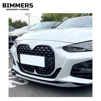 Frontläpp BMW 4-serie G22 G23 från 2020 M Sport, blank svart, bild 2