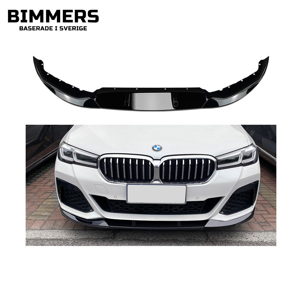 Frontläpp BMW 5-serie G30 G31 LCI från 2020 M Sport, blank svart, bild 1