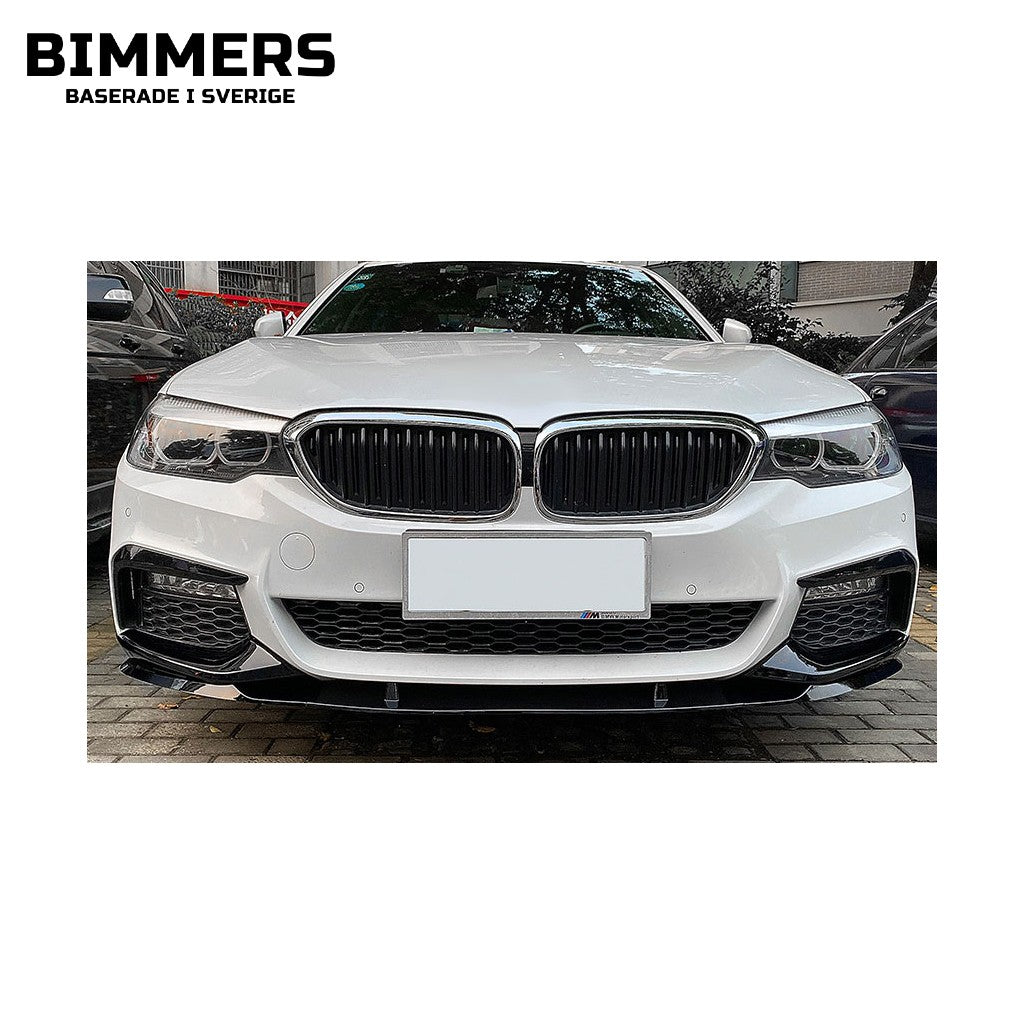 Frontläpp BMW 5-serie G30 G31 Pre LCI 2017-2020 M Sport, blank svart, bild 3