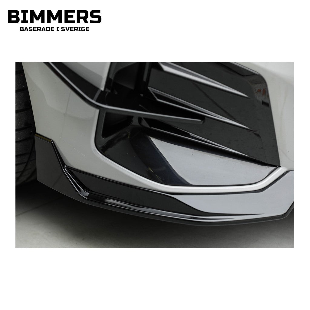 Frontläpp med canards KORE BMW 3-serie G20 LCI från 2022 M Sport, blank svart, bild 3