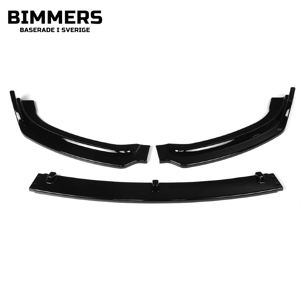 Bimmers™ Splitter/Spoiler Lip i Gloss Black (passer til F30/F31, 2016-2019)