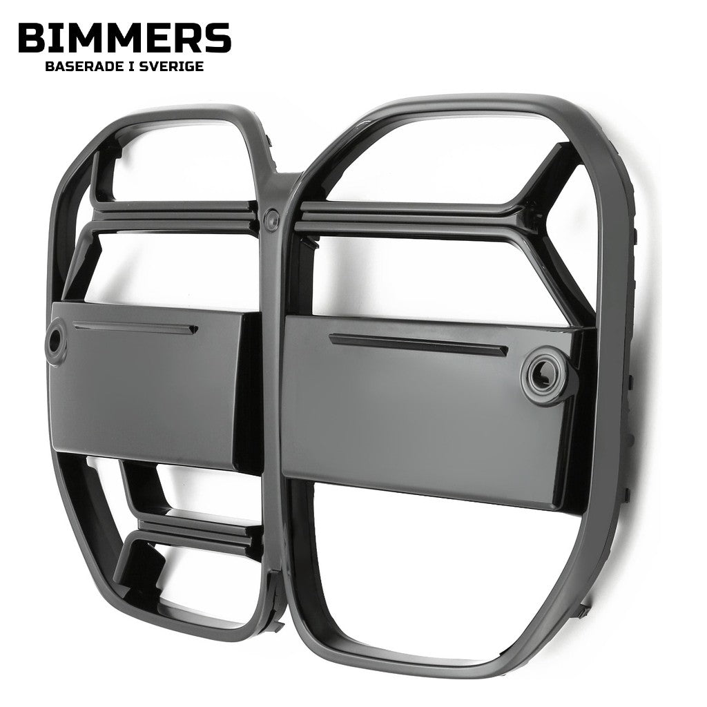 Njurgrill CS-design BMW 4-serie G22 G23 2020, blank svart, bild 2