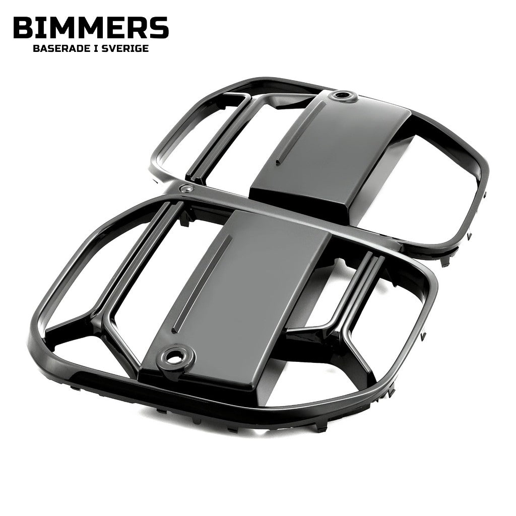 Njurgrill CS-design BMW 4-serie G22 G23 2020, blank svart, bild 3