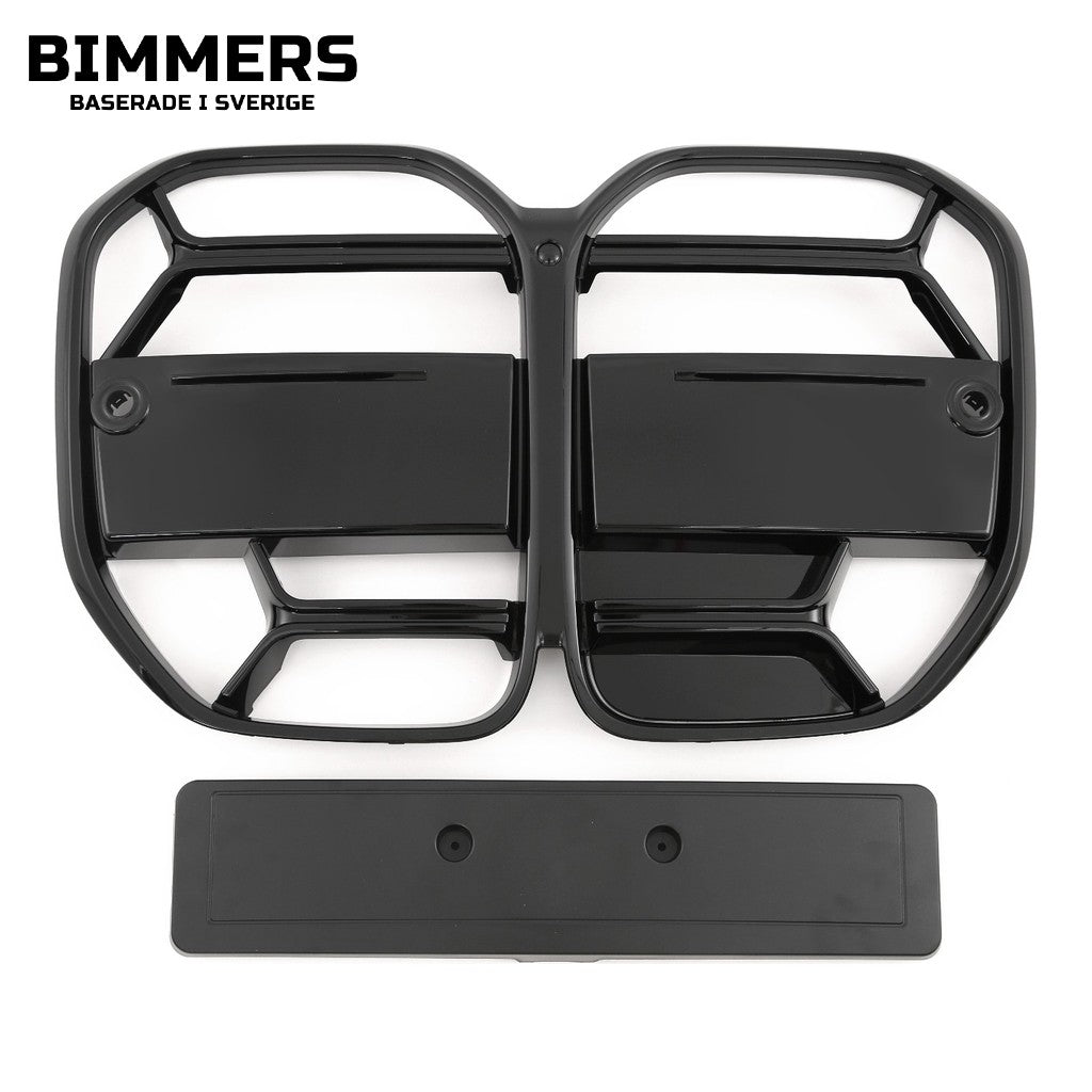 Njurgrill CS-design BMW 4-serie G22 G23 2020, matt svart, bild 2