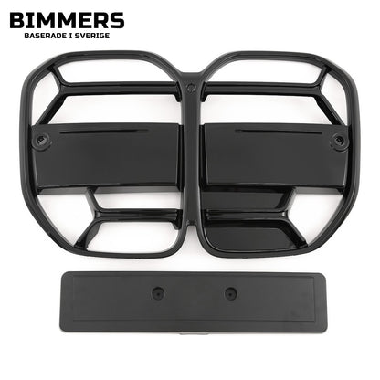 Njurgrill CS-design BMW 4-serie G22 G23 2020, matt svart, bild 2