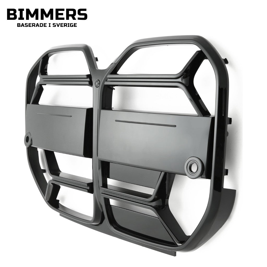 Njurgrill CS-design BMW 4-serie Gran Coupé G26 från 2021, blank svart, bild 2