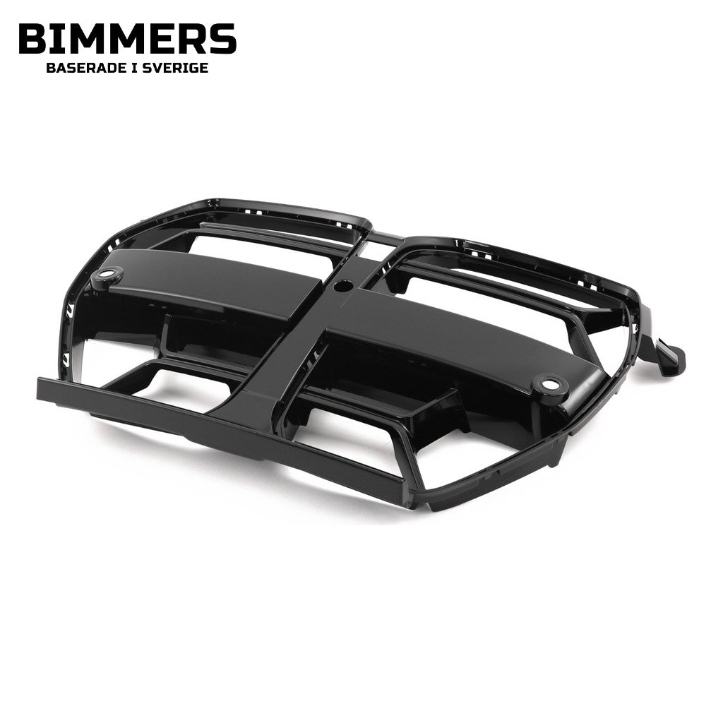 Njurgrill CS-design BMW M3 M4 G80 G81 G82 G83, blank svart, bild 3