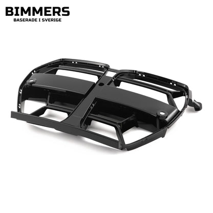 Njurgrill CS-design BMW M3 M4 G80 G81 G82 G83, blank svart, bild 3