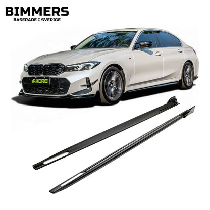 Sidokjolar KORE BMW 3-serie G20 G21 från 2019 M Sport, blank svart, bild 1