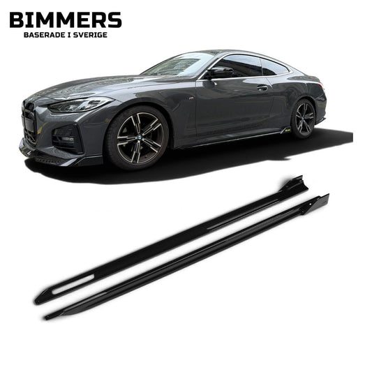 Sidokjolar KORE BMW 4-serie G22 M Sport, blank svart, bild 1