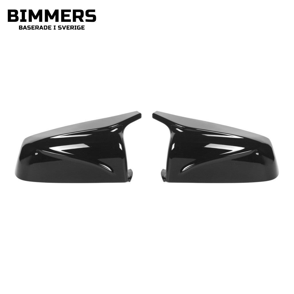 Spegelkåpor BMW 7-serie 5-serie GT F01 F07 Pre LCI 2008-2012, blank svart, bild 1