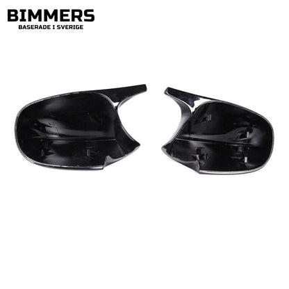 Spegelkåpor BMW E81 E82 E87 E88 E90 E91 E92 E93 LCI, blank svart, bild 3