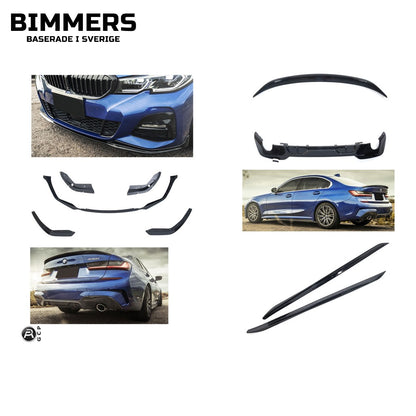 Stylingpaket BMW 3-serie G20 från 2018 M Sport, blank svart, bild 1