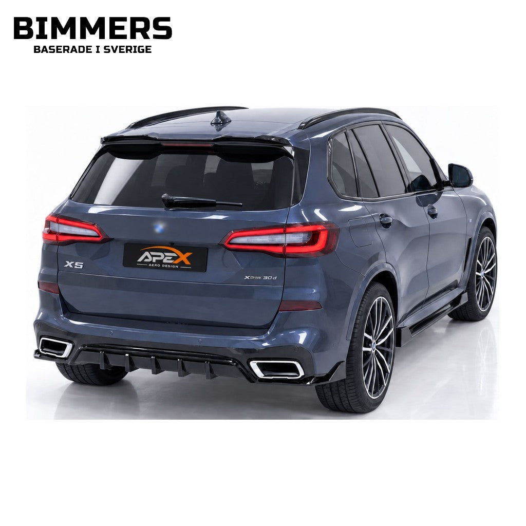 Takspoiler Apex BMW X5 G05 från 2018 M Sport, blank svart, bild 1