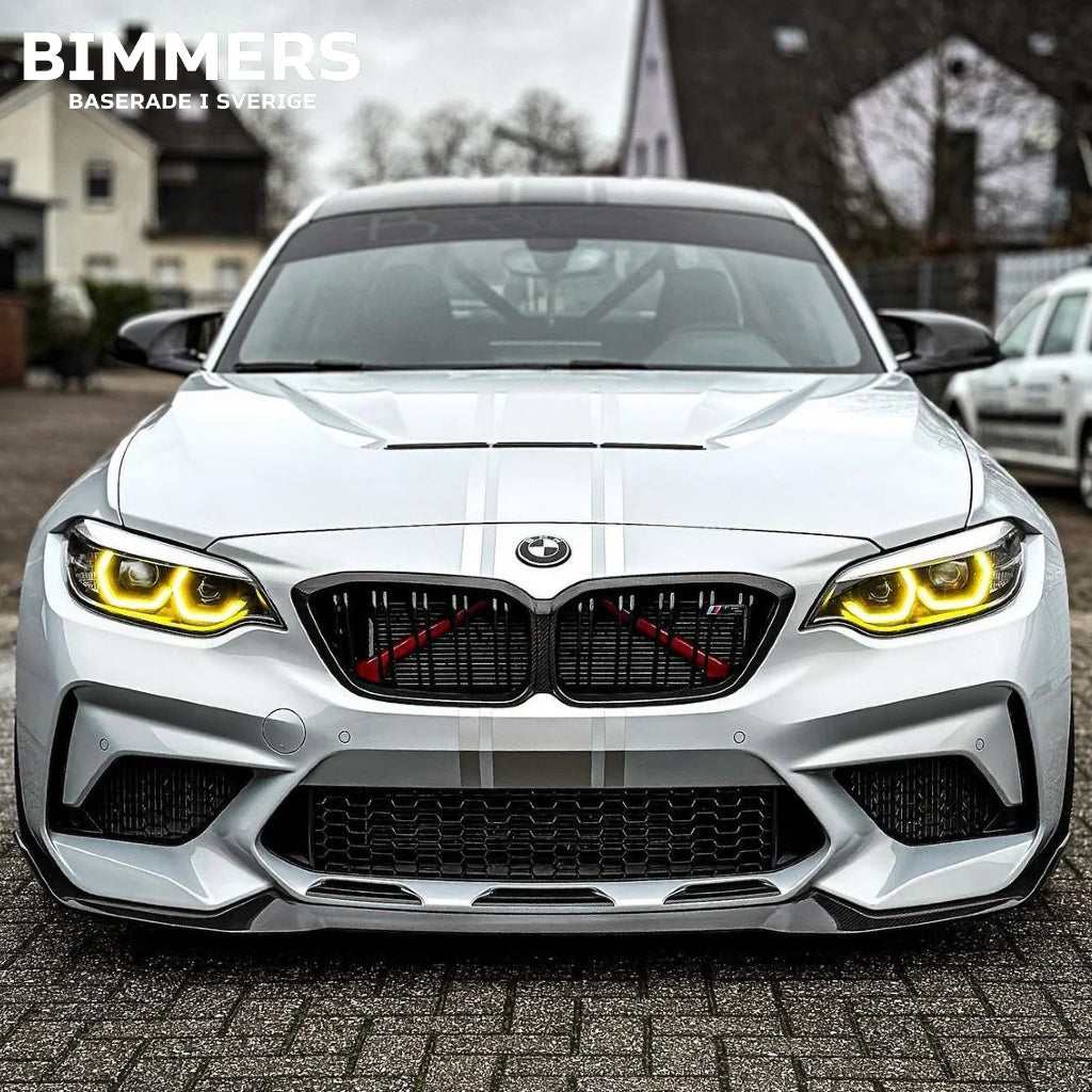 Uppgradering till aggressiva gula CSL DRL ljus på en BMW 2-serie F22